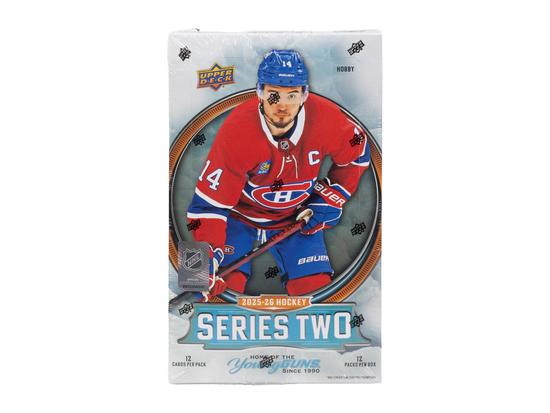 Image for 2025/26 Upper Deck Series 2 Hockey Hobby 12-Box Case