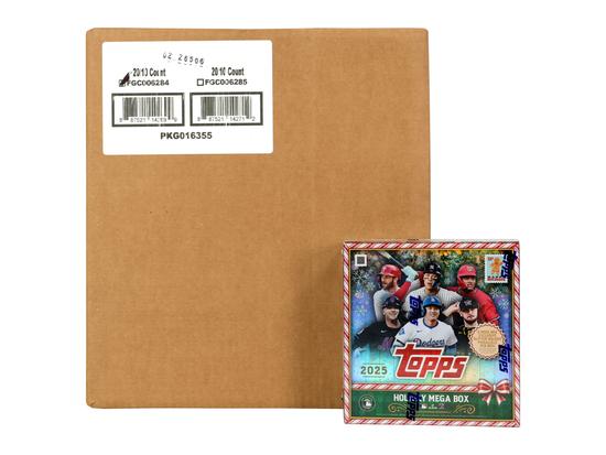 Image for 2025 Topps Holiday Baseball Mega 20-Box Case