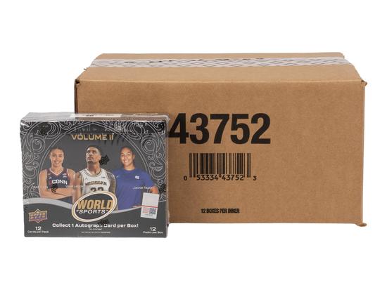 Image for 2025 Upper Deck World of Sports Volume 2 Multisport Hobby 12-Box Case