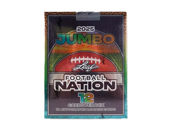 Image for 2025 Leaf Football Nation Hobby Jumbo Box