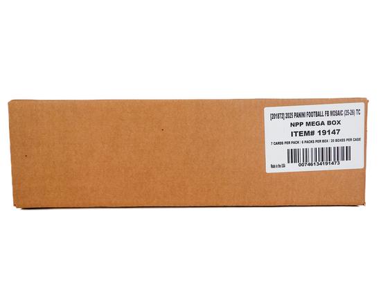 Image for 2025 Panini Mosaic Football Mega 20-Box Case (Reactive Purple Parallels!)