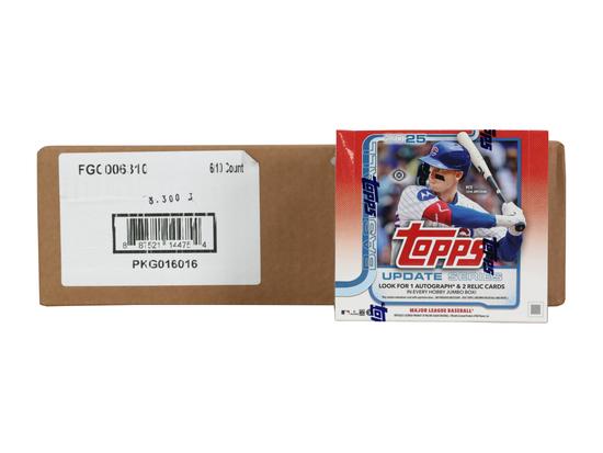 Image for 2025 Topps Update Series Baseball Hobby Jumbo 6-Box Case