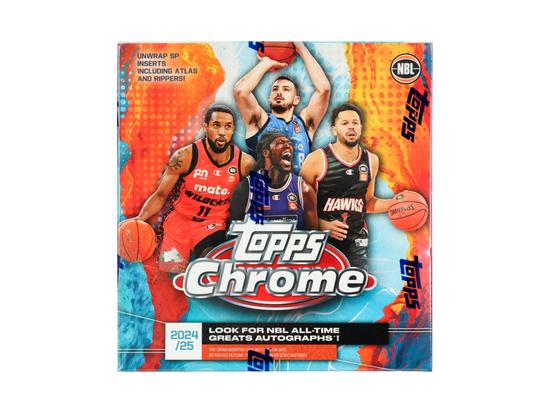 Image for 2024/25 Topps Chrome NBL Basketball Mega 12-Box Case