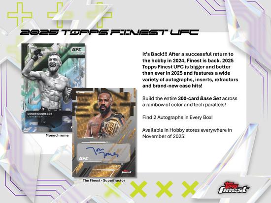 Image for 2025 Topps UFC Finest Hobby Box