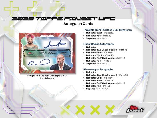Image for 2025 Topps UFC Finest Hobby Box