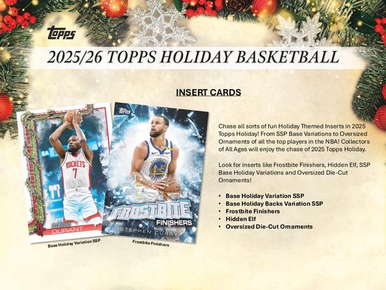 Image for 2025/26 Topps Basketball Mega Holiday 20-Box Case