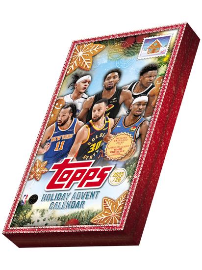 Image for 2025/26 Topps Holiday Basketball Countdown Calendar 8-Box Case