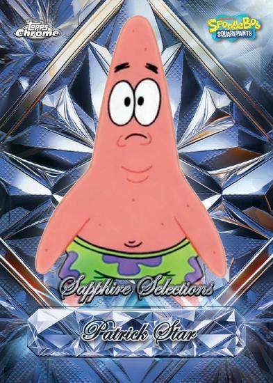 Image for SpongeBob SquarePants Chrome Sapphire Hobby Box (Topps 2025)