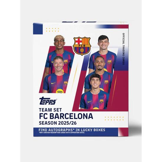 Image for 2025/26 Topps FC Barcelona Soccer Team Set Box