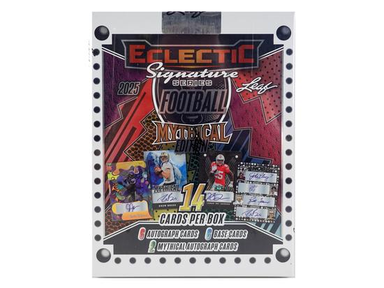 Image for 2025 Leaf Eclectic Signature Series Football Mythical Hobby Box