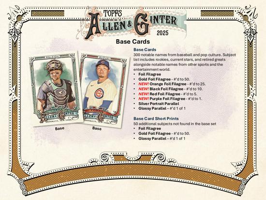 Image for 2025 Topps Allen & Ginter Baseball Blaster 40-Box Case