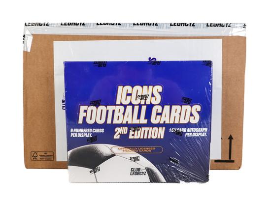 Image for 2025 Club Legacyz Icons Soccer Second Edition Hobby 10-Box Case