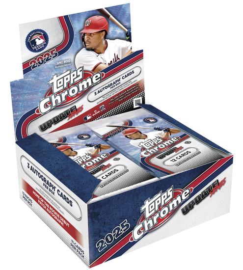 Image for 2025 Topps Chrome Update Series Baseball Hobby Jumbo 8-Box Case