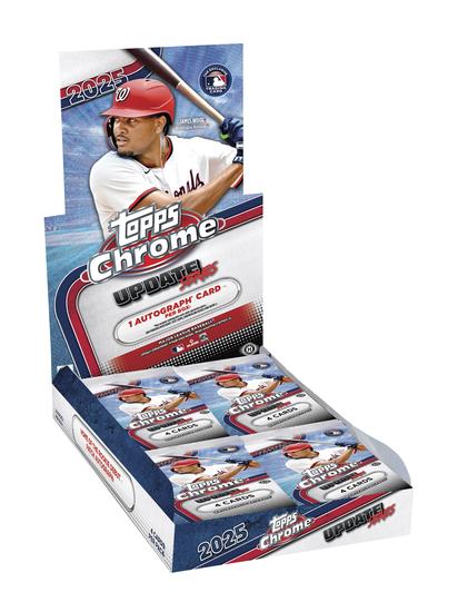 Image for 2025 Topps Chrome Update Series Baseball Hobby Box