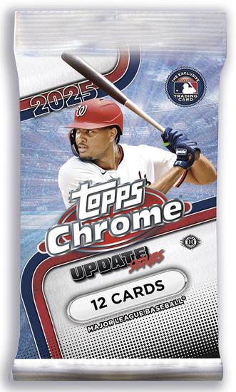 Image for 2025 Topps Chrome Update Series Baseball Hobby Box