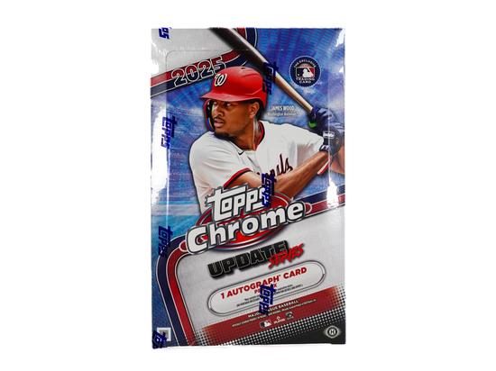 Image for 2025 Topps Chrome Update Series Baseball Hobby Box