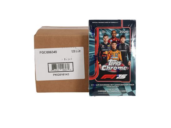 2025 TOPPS CHROME F1 FORMULA 1 HOBBY 12-BOX CASE | eBay