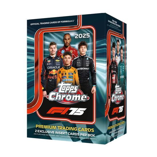 Image for 2025 Topps Chrome F1 Formula 1 Blaster Box