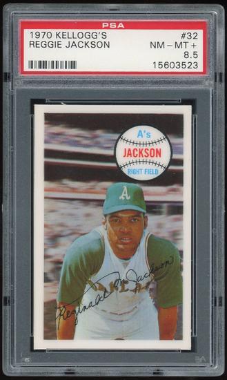 Image for 1970 Kellogg's #32 Reggie Jackson PSA 8.5 *3523 (Reed Buy)