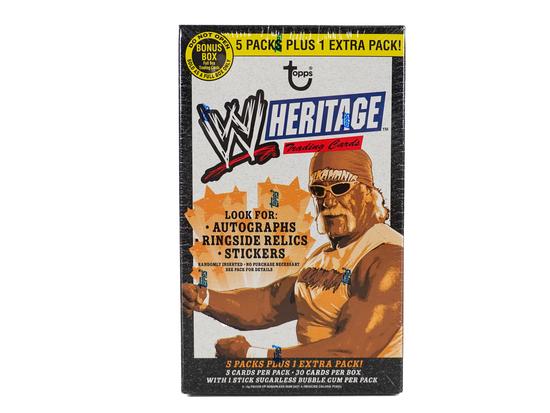 Image for WWE Heritage Wrestling 6-Pack Blaster Box (Topps 2005)