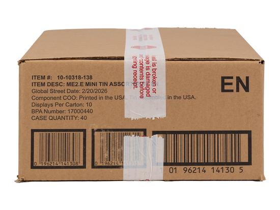 Image for Pokemon Mega Evolution: Ascended Heroes Mini Tin 4-Box Case