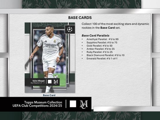 Image for 2024/25 Topps UEFA Club Competitions Museum Collection Soccer Hat-Trick Box