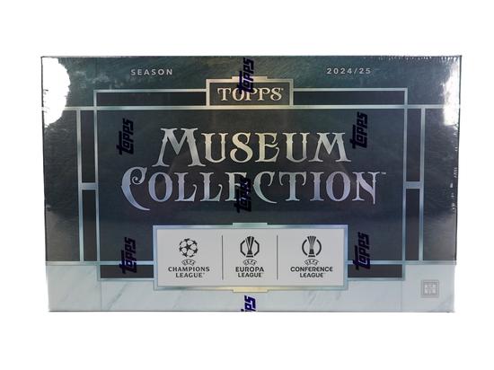 Image for 2024/25 Topps UEFA Club Competitions Museum Collection Soccer Hat-Trick Box