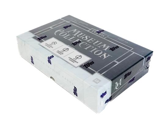 Image for 2024/25 Topps UEFA Club Competitions Museum Collection Soccer Hat-Trick Box