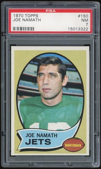 Image for 1970 Topps #150 Joe Namath PSA 7 *3322 (Reed Buy)