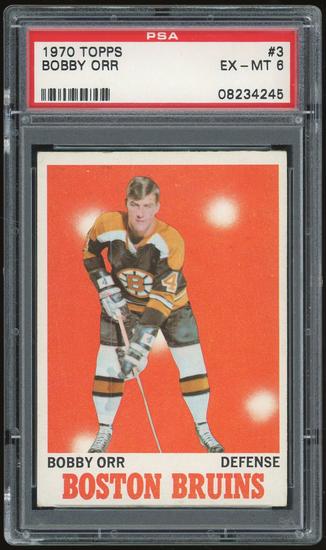 Image for 1970/71 Topps #3 Bobby Orr PSA 6 *4245 (Reed Buy)