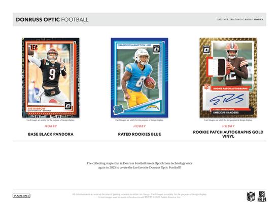 Image for 2025 Panini Donruss Optic Football Hobby Box