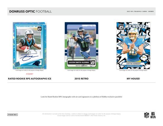 Image for 2025 Panini Donruss Optic Football Hobby Box