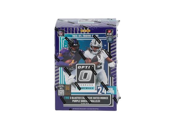 Image for 2025 Panini Donruss Optic Football 6-Pack Blaster 20-Box Case (Purple Shock Parallels!)