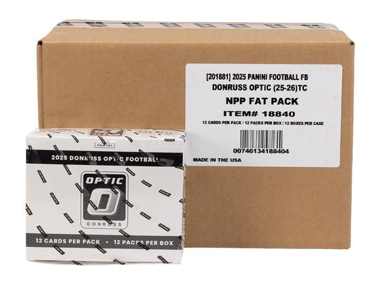 Image for 2025 Panini Donruss Optic Football Jumbo Value 12-Box Case