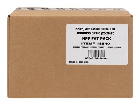 Image for 2025 Panini Donruss Optic Football Jumbo Value 12-Box Case