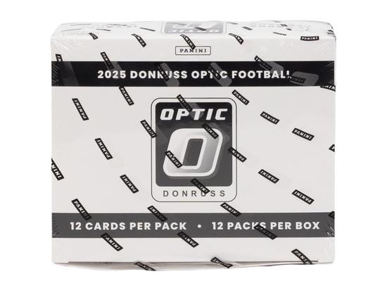 Image for 2025 Panini Donruss Optic Football Jumbo Value 12-Box Case