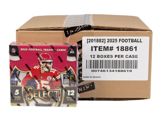 Image for 2025 Panini Select Football Hobby 12-Box Case