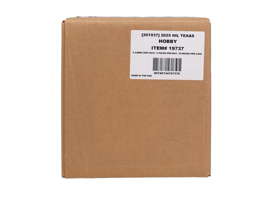 Image for 2025 Panini NIL Texas Longhorns Hobby 20-Box Case