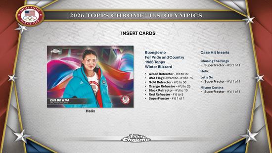 Image for 2026 Topps Chrome U.S. Olympics 7-Pack Blaster 40-Box Case