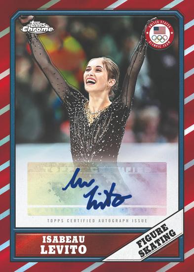 Image for 2026 Topps Chrome U.S. Olympics Hobby 12-Box Case