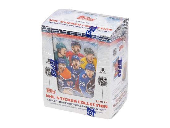 Image for 2025/26 Topps NHL Hockey Sticker Collection 50-Pack 16-Box Case