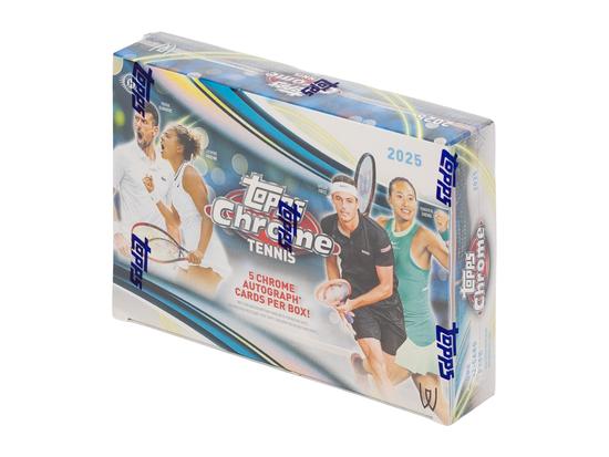 Image for 2025 Topps Chrome Tennis Delight 12-Box Case