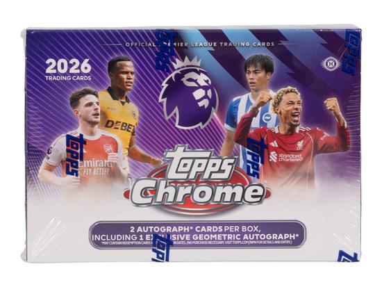 Image for 2026 Topps Chrome Premier League EPL Soccer Breakers Delight Box