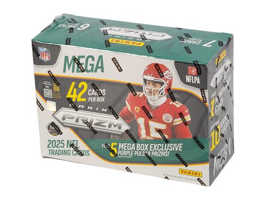 Image for 2025 Panini Prizm Football Mega Hobby Box