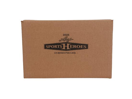 Image for 2026 Leaf Metal Sports Heroes Hobby 10-Box Case