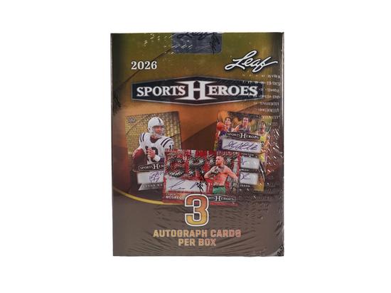 Image for 2026 Leaf Metal Sports Heroes Hobby 10-Box Case