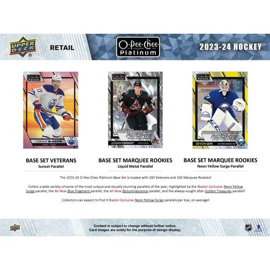 Image for 2023/24 Upper Deck O-Pee-Chee Platinum Hockey Blaster 20-Box Case