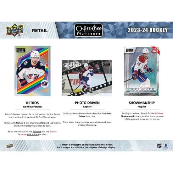 Image for 2023/24 Upper Deck O-Pee-Chee Platinum Hockey Blaster 20-Box Case