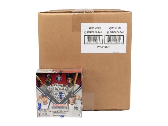 Image for 2026 Topps Series 1 Baseball Mega 20-Box Case