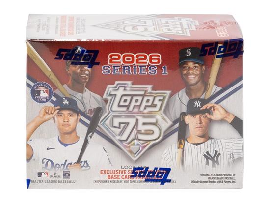 Image for 2026 Topps Series 1 Baseball 6-Pack Blaster 40-Box Case